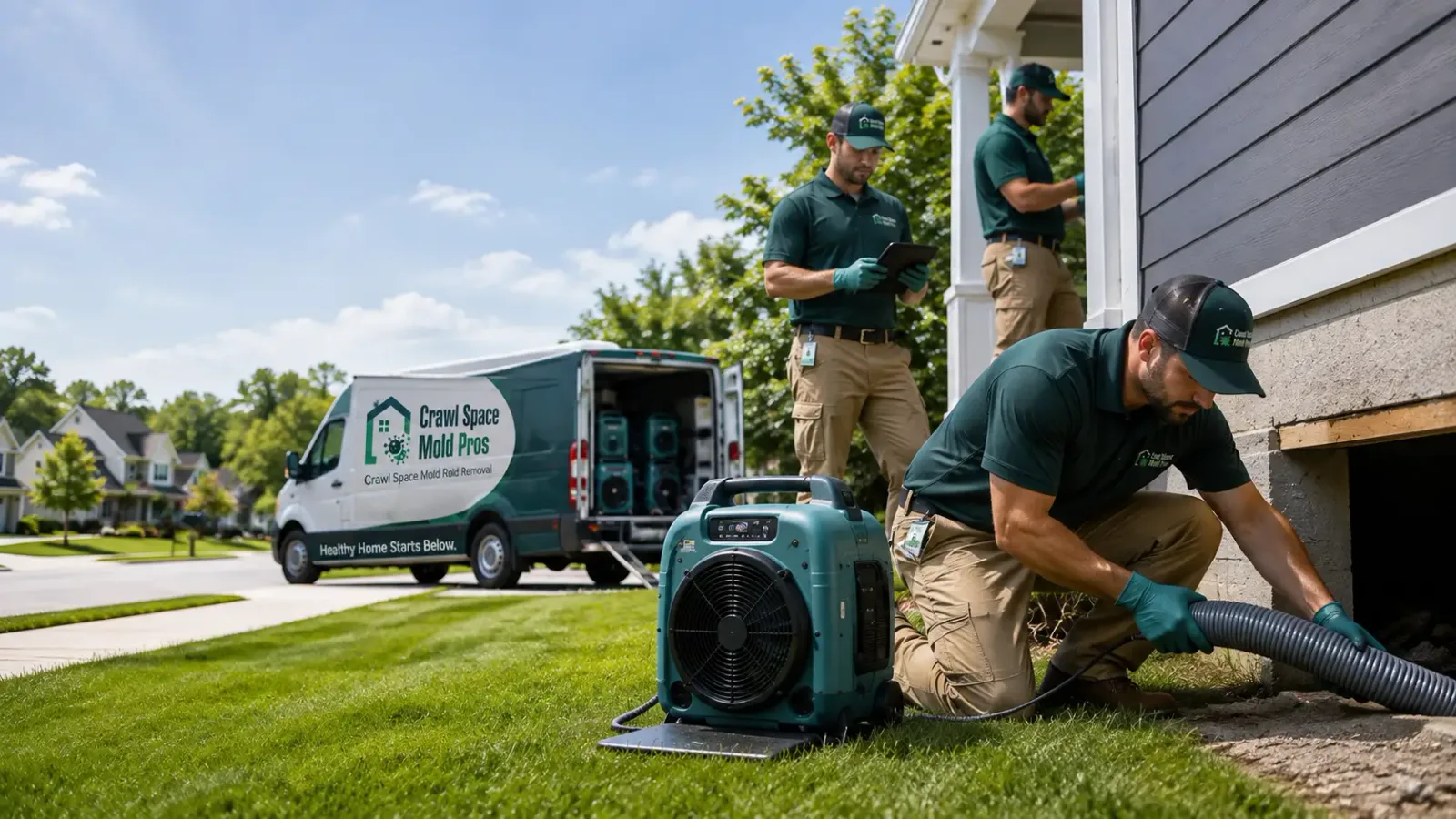 Crawl Space Mold Removal in Riceville, IA